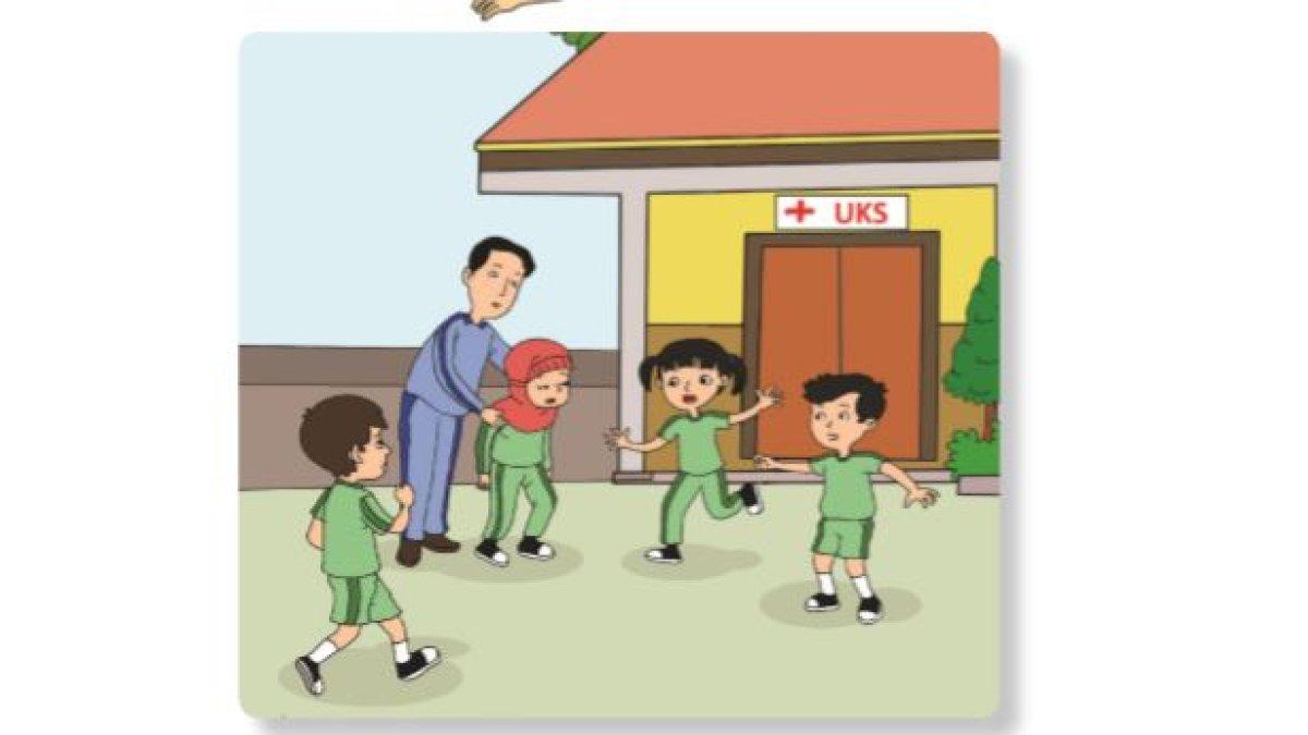 Saat mengikuti kegiatan jasmani tiba-tiba tubuh Siti lemas dan hampir jatuh.