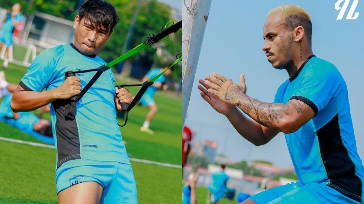 Skuad PSIS Semarang sedang latihan jelang melawan Persebaya.