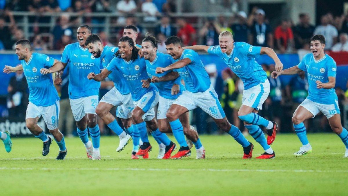 Skuad juara Manchester City.