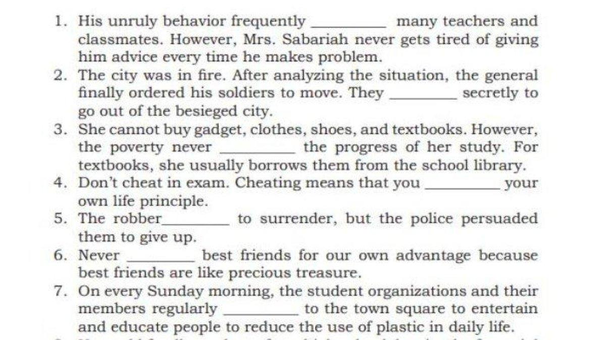 Soal Bahasa Inggris Kelas 10 SMA Halaman 128 Task 2