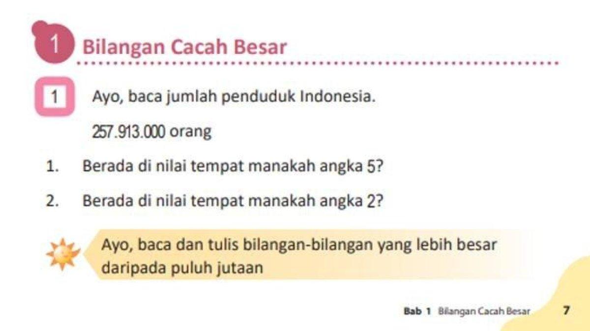 Soal Buku Matematika Kelas 4 Volume 1 Kurikulum Merdeka Halaman 7