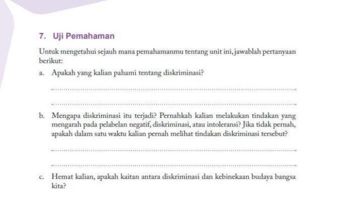 Soal Halaman 146 - Uji Pemahaman Buku Kurikulum Merdeka Kelas 11 Mapel PPKn