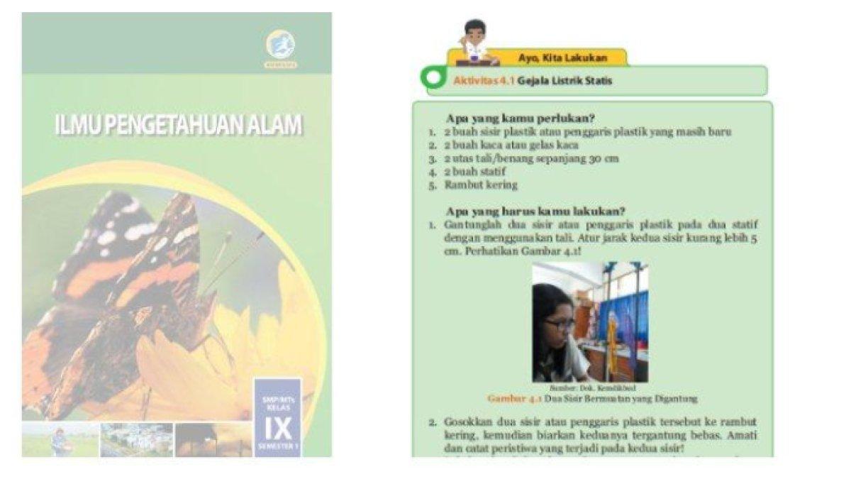 ILUSTRASI KUNCI JAWABAN : Soal IPA kelas 9 halaman 165 Kurikulum 2013