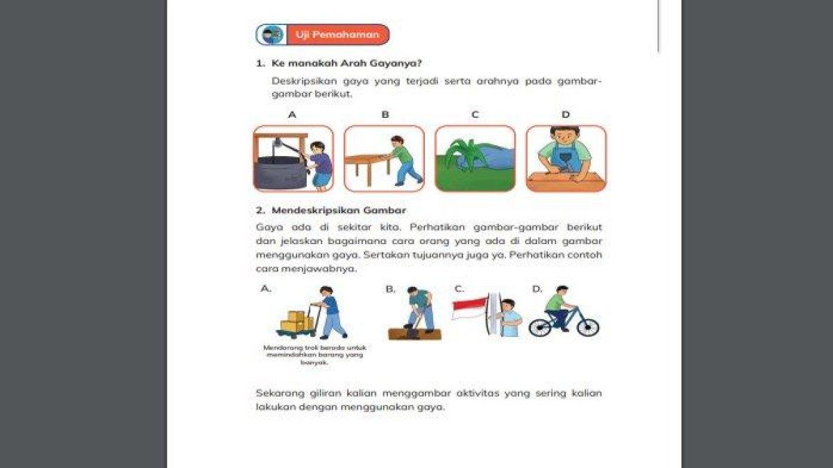 Soal IPAS kelas 4.