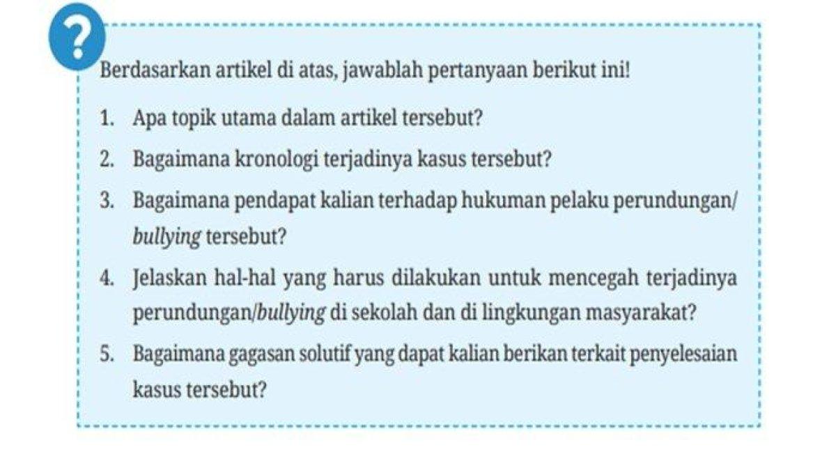 Soal Pendidikan Pancasila Kelas 11 Halaman 102 Bab 3 Aktivitas 3.11