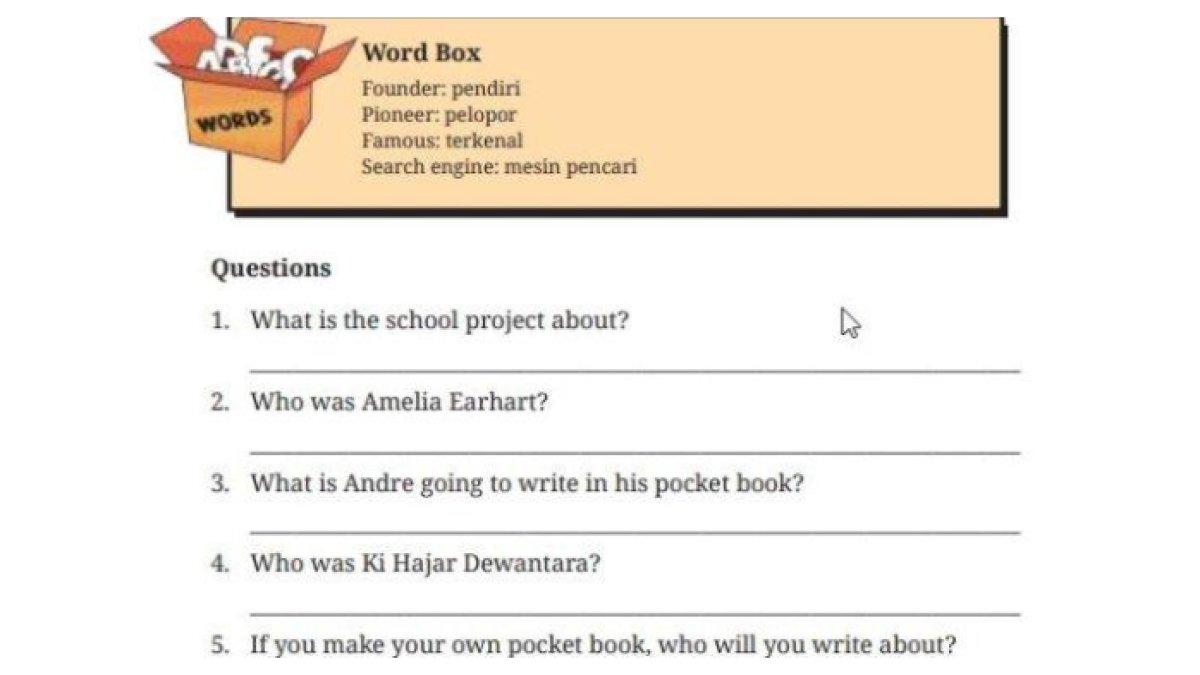 ILUSTRASI KUNCI JAWABAN: Soal buku Bahasa Inggris Kelas 9 halaman 272 Kurikulum Merdeka