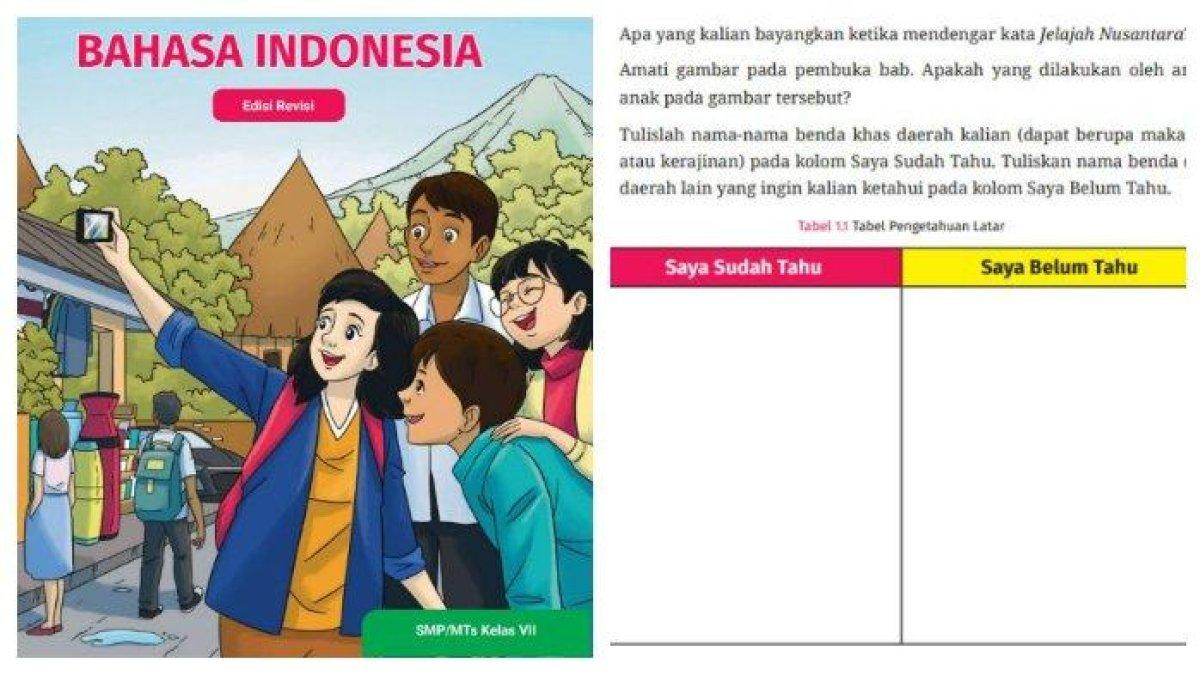 Soal dan kunci jawaban Bahasa Indonesia Kelas 7 Halaman 3 Kurikulum Merdeka Edisi Revisi.