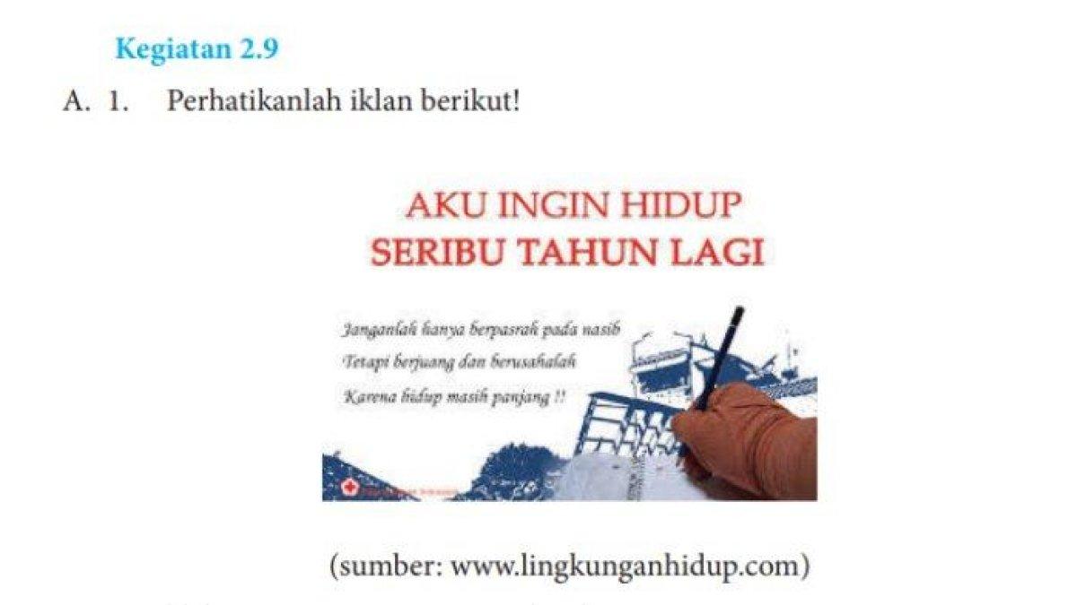 Soal dan kunci jawaban Bahasa Indonesia Kelas 8 SMP/MTs pada Halaman 54