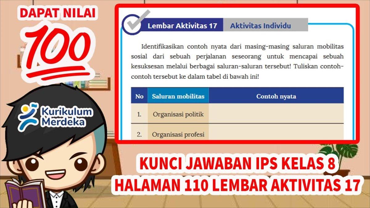 Soal & Kunci Jawaban IPS Kelas 8 SMP Halaman 110 Kurikulum Merdeka ...