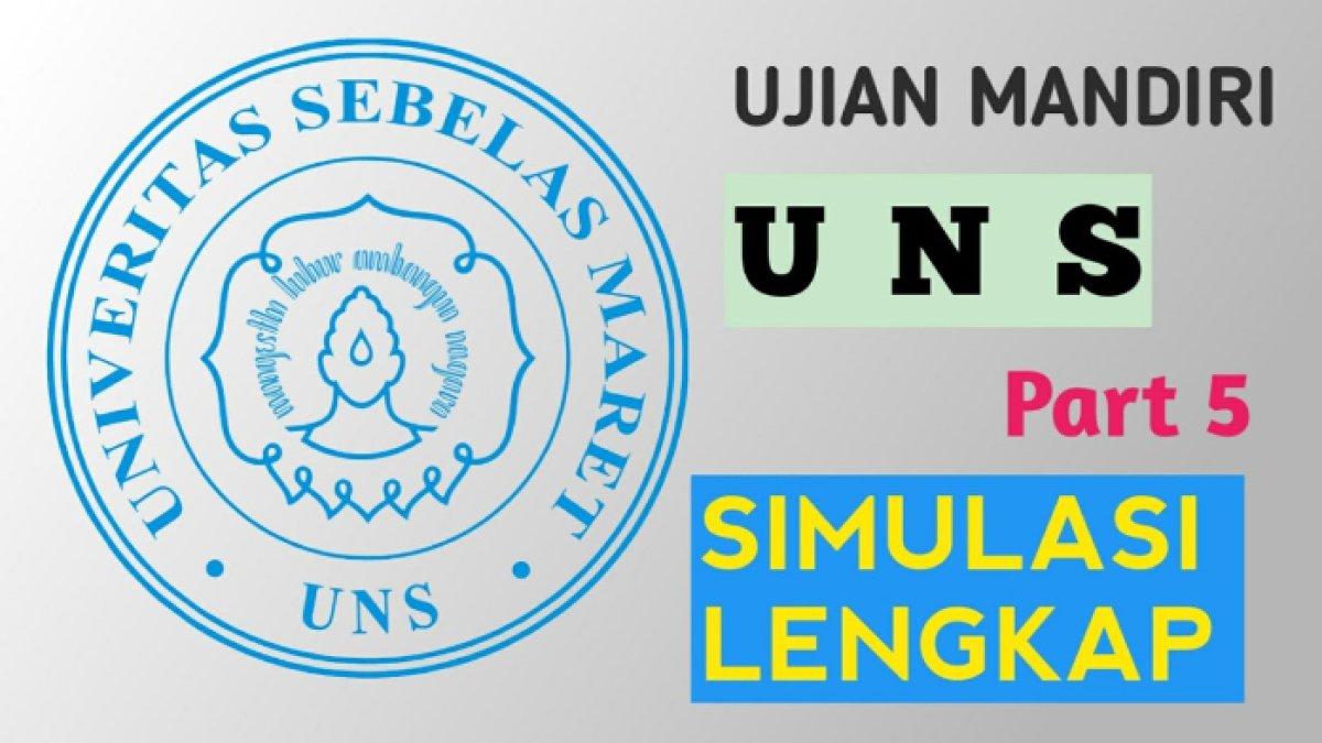 Soal dan kunci jawaban Ujian Mandiri (UM) Universitas Sebelas Maret (UNS) 2024 untuk Saintek.