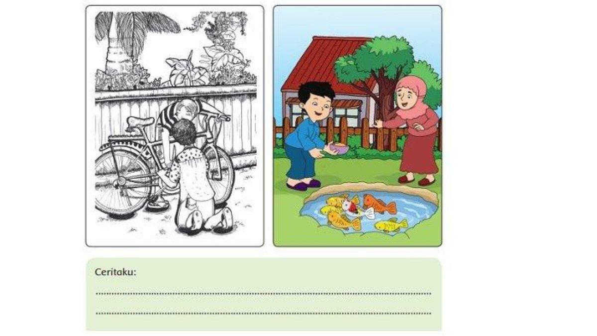 Soal gambar buku tema 6 kelas 5  j