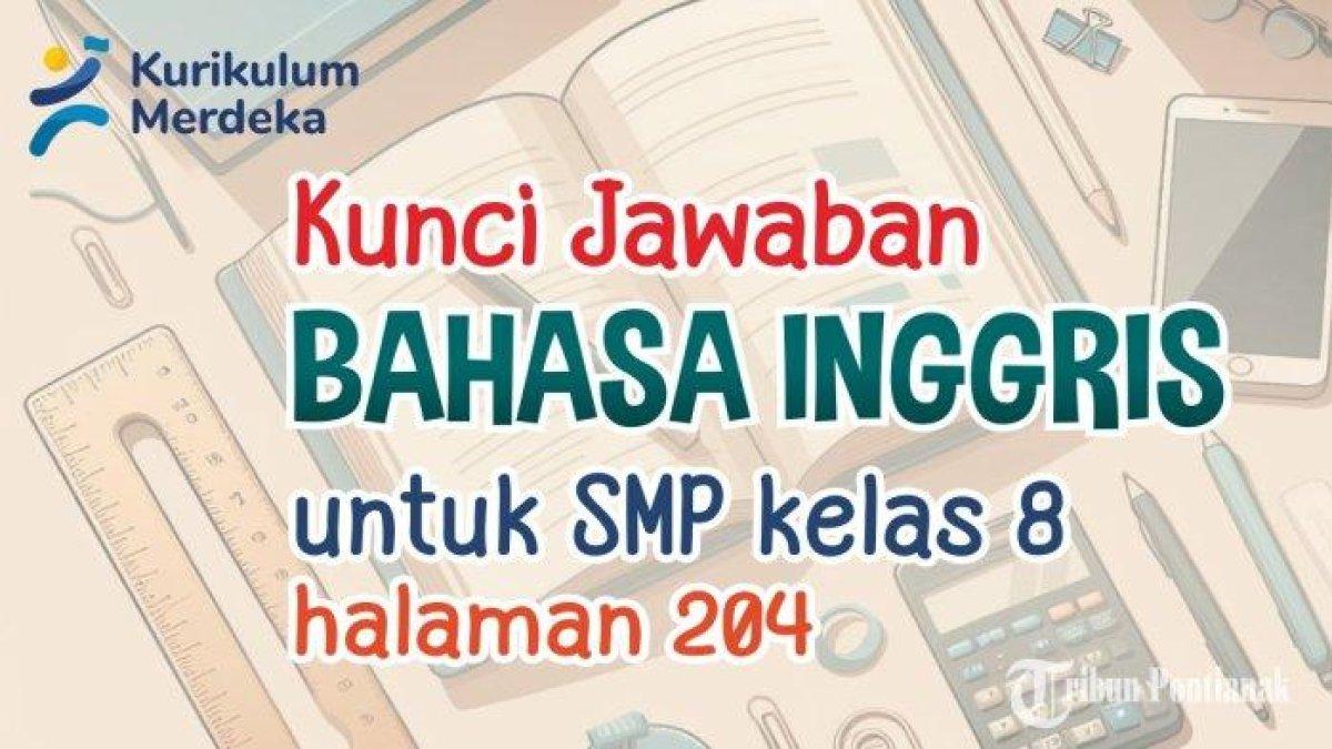 Soal materi Bahasa Inggris Kelas 8