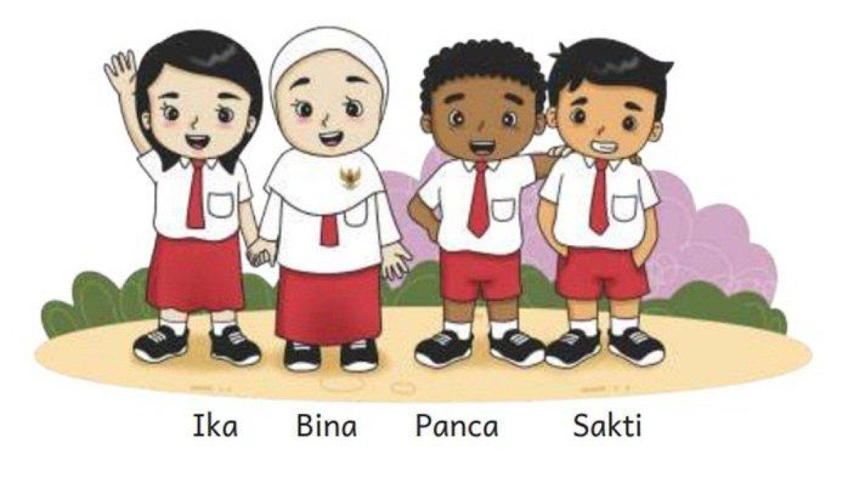 Soal nomor 1 Pendidikan Pancasila kelas 1 SD halaman 107-109 K