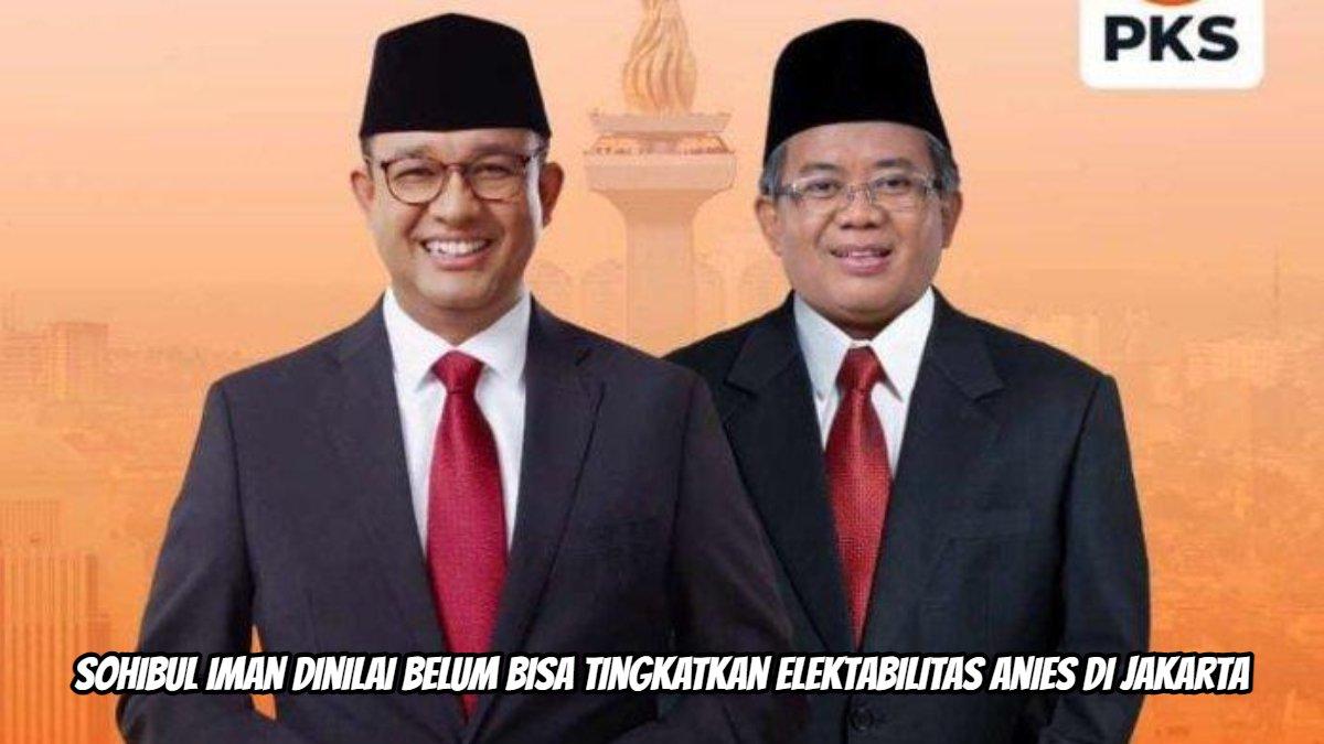 Sohibul Iman dinilai belum bisa tingkatkan elektabilitas Anies di Pilkada Jakarta