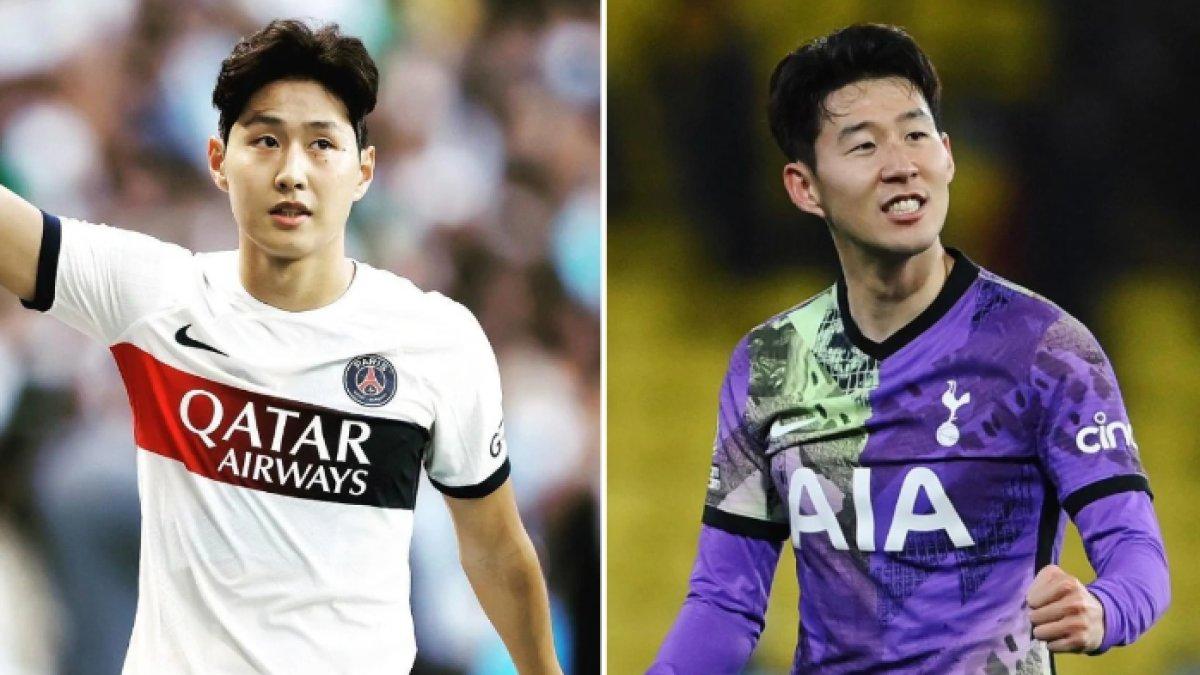 Song Heung Min berselisih dengan Lee Kang In dalam perhelatan Piala Asia