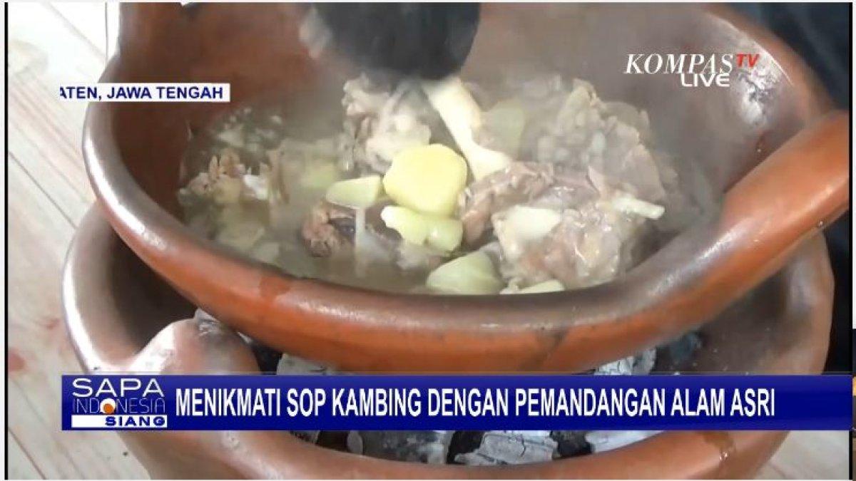 KULINER KLATEN: Sop kambing enak yang disajikan dengan gerabah dan tungku arang