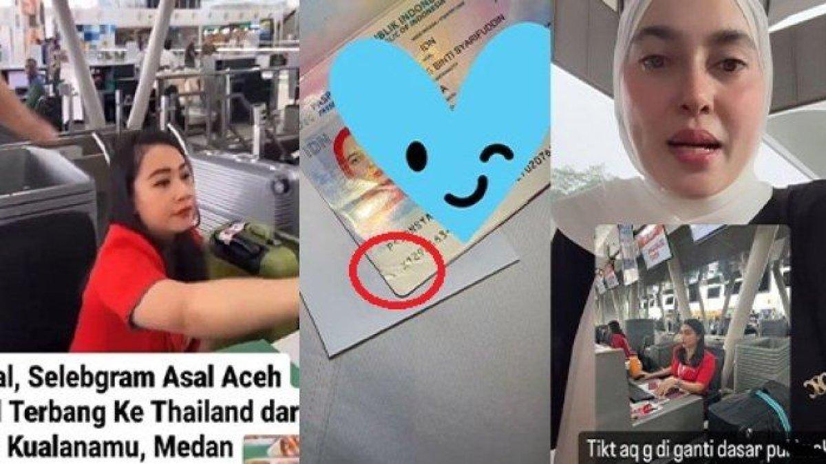 Sosok Cut Melisa Selebgram Medan Ngamuk di Bandara Usai Gagal ke LN karena Paspor Lecet Tipis