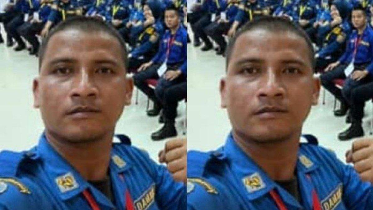 Sosok Dio Suharyadi (34) petugas Damkar OKU gugur