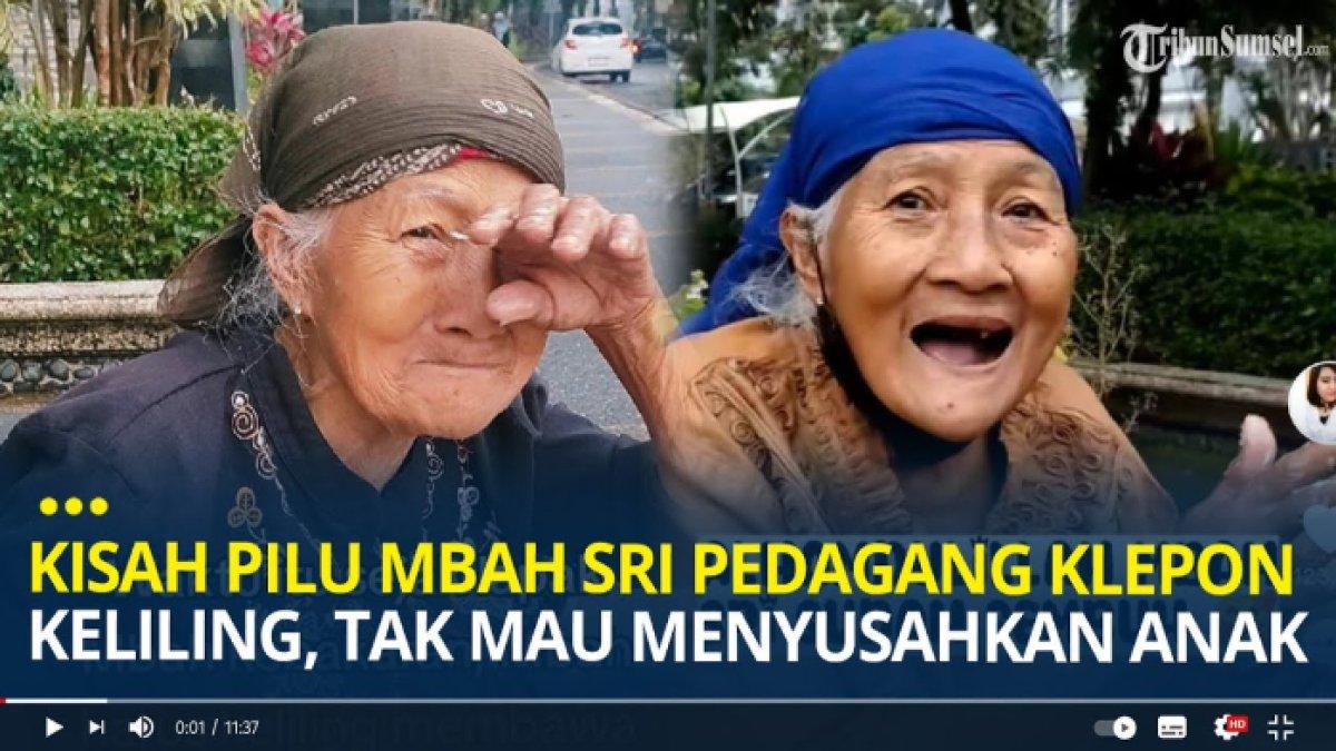 Sosok Mbah Sri, penjual klepon puluhan tahun di kawasan Universitas Brawijaya, usianya sudah 90 tahun