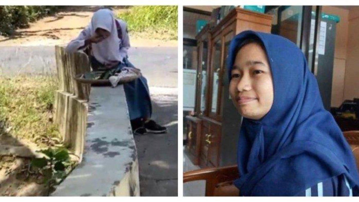 Sosok Salsabila Putri Auliya, siswi SMK di Purworejo yang harus merawat nenek dan dua pamannya yang lumpuh