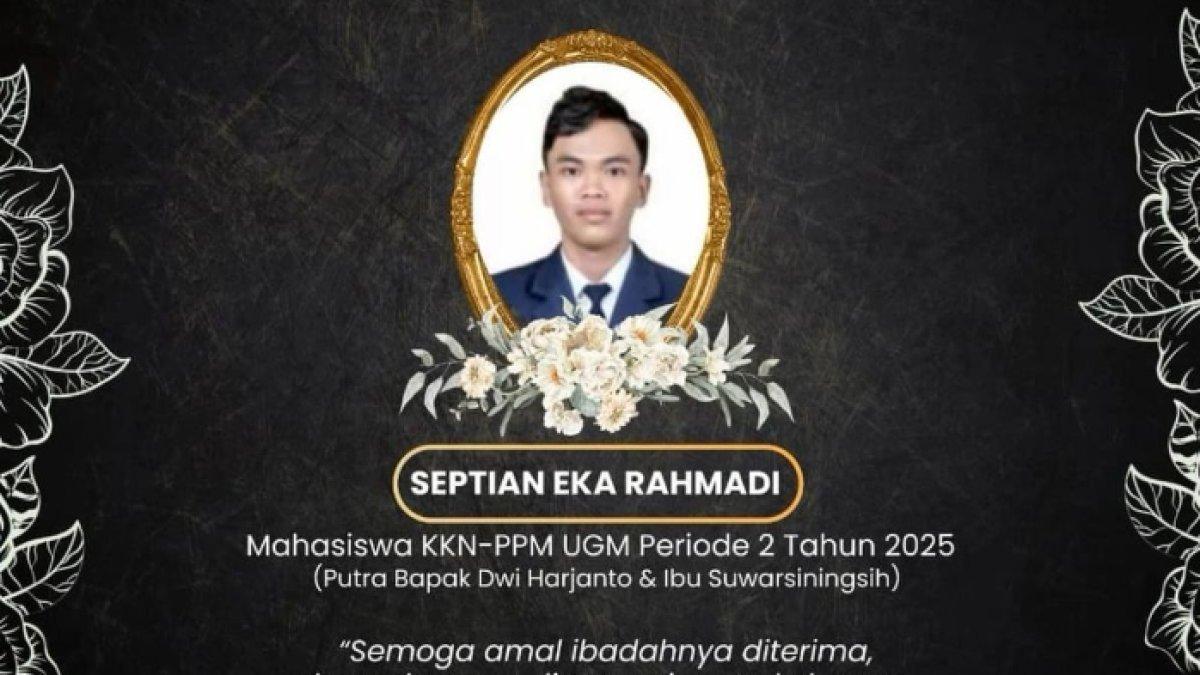 SOSOK SEPTIAN EKA - Sosok Septian Eka Rahmadi, mahasiswa UGM asal Sumbawa tenggelam saat KKN di Maluku Tenggara. Ia merupakan mahasiswa jurusan Teknologi Informasi.