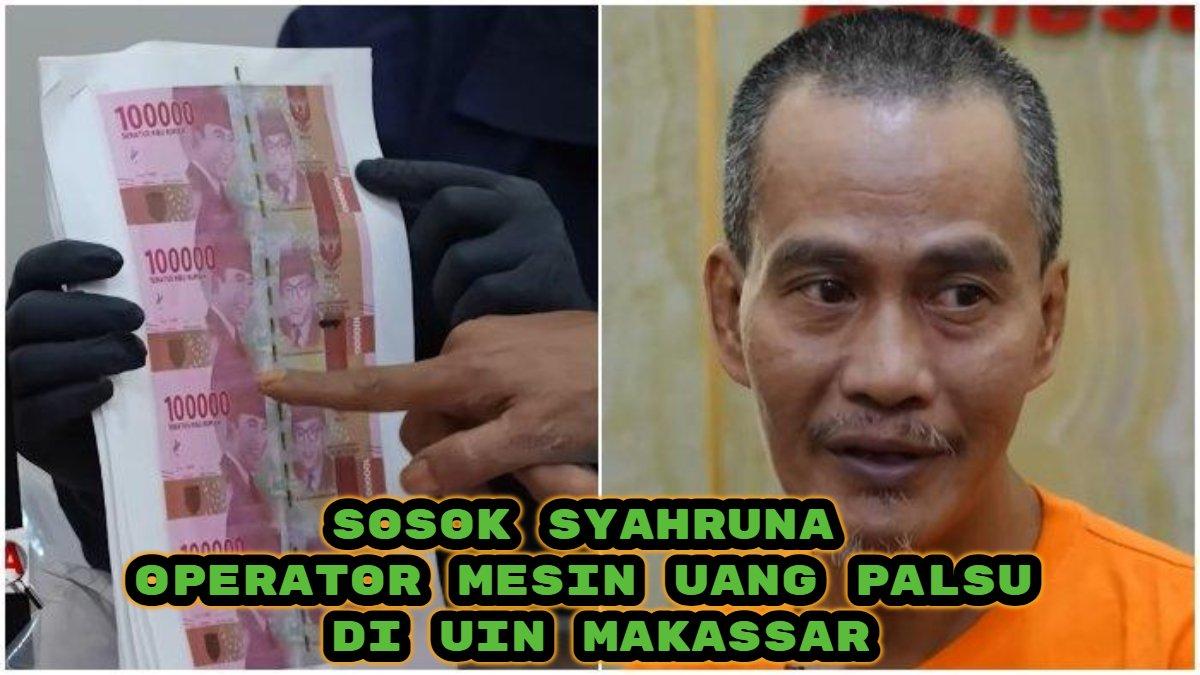 Sosok Syahruna, jadi operator mesin uang palsu di UIN Alauddin Makassar