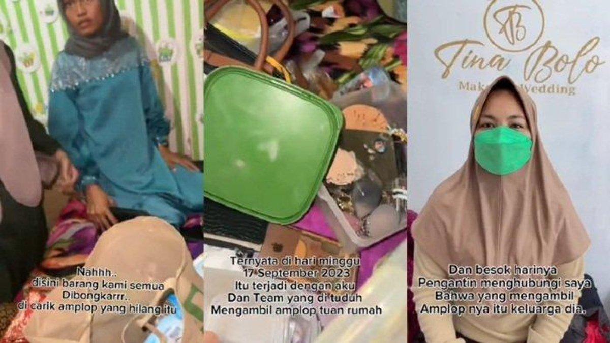 Sosok Tina Boloo, MUA yang dituduh mencuri amplop pernikahan di Sumatera Utara, ternyata pelakunya adalah saudara pengantin