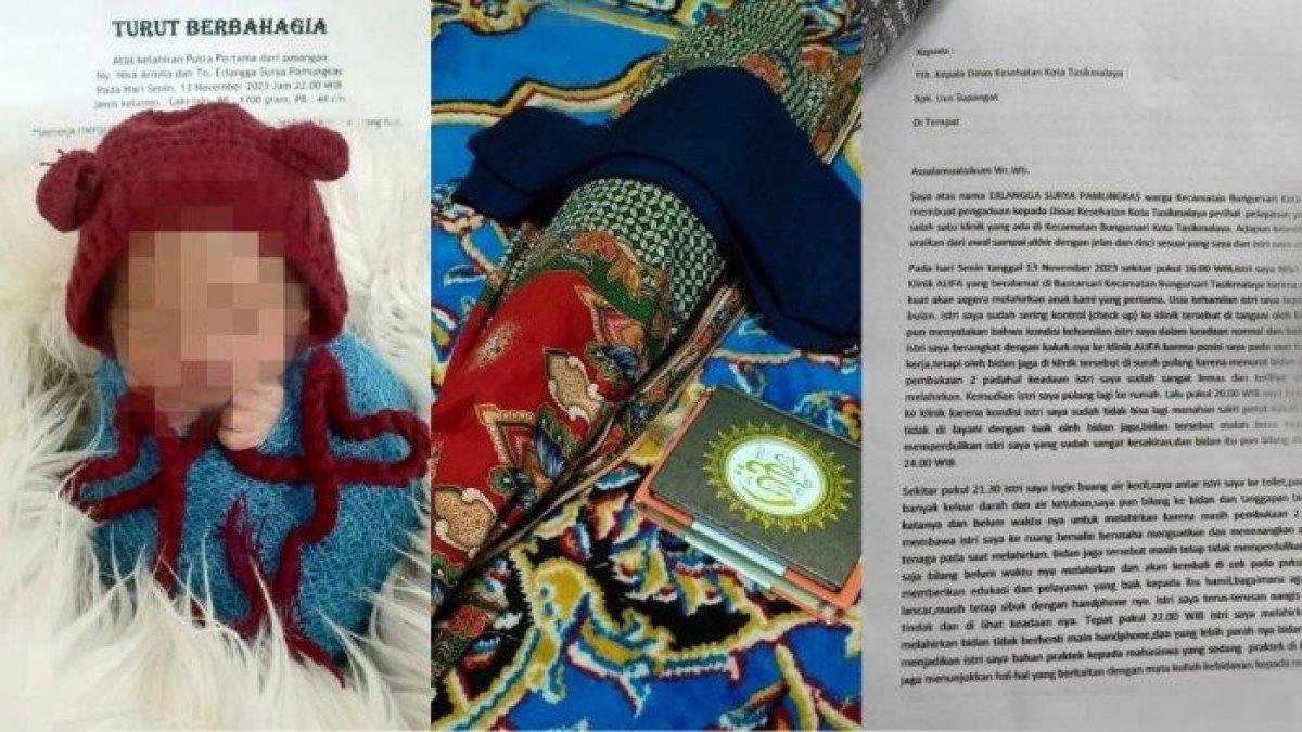 Sosok bayi di Tasikmalaya tewas setelah dijadikan materi konten sebuah klinik