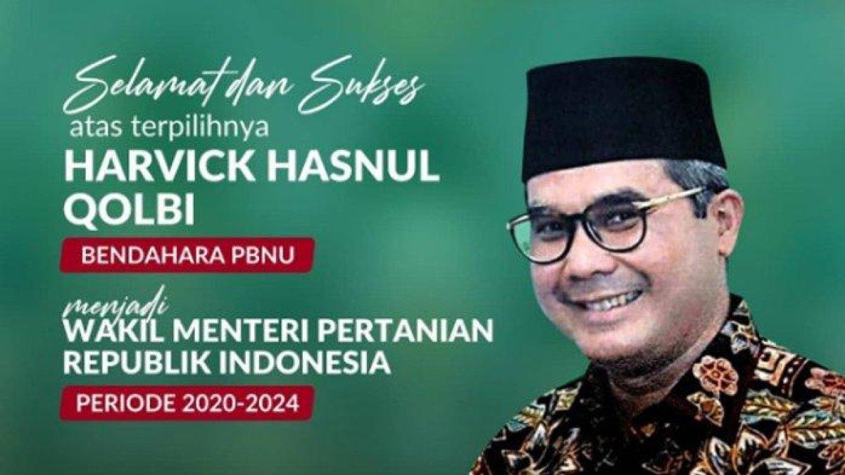Sosok dan Profil Wakil Menteri (Wamen) Pertanian Harvick Hasnul Qolbi.