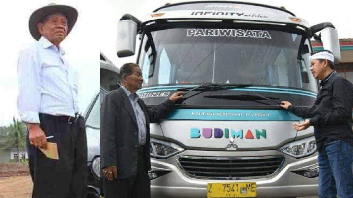 Sosok dibalik Bus PO Budiman, ternyata crazy rich yang dulunya merupakan pedagang kecil