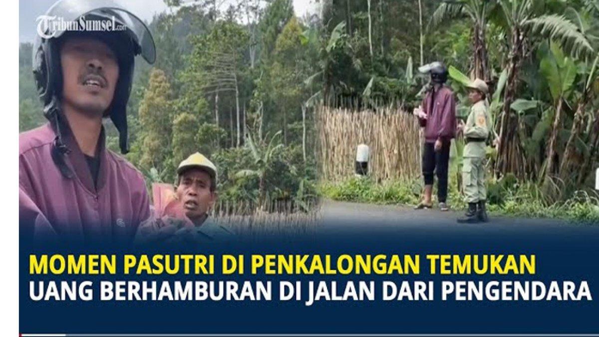 Sosok pasutri di Banjarnegara temukan uang berhamburan di jalanan.