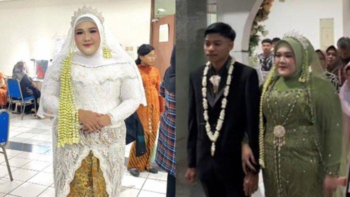 Sosok pengantin wanita Yayang.
