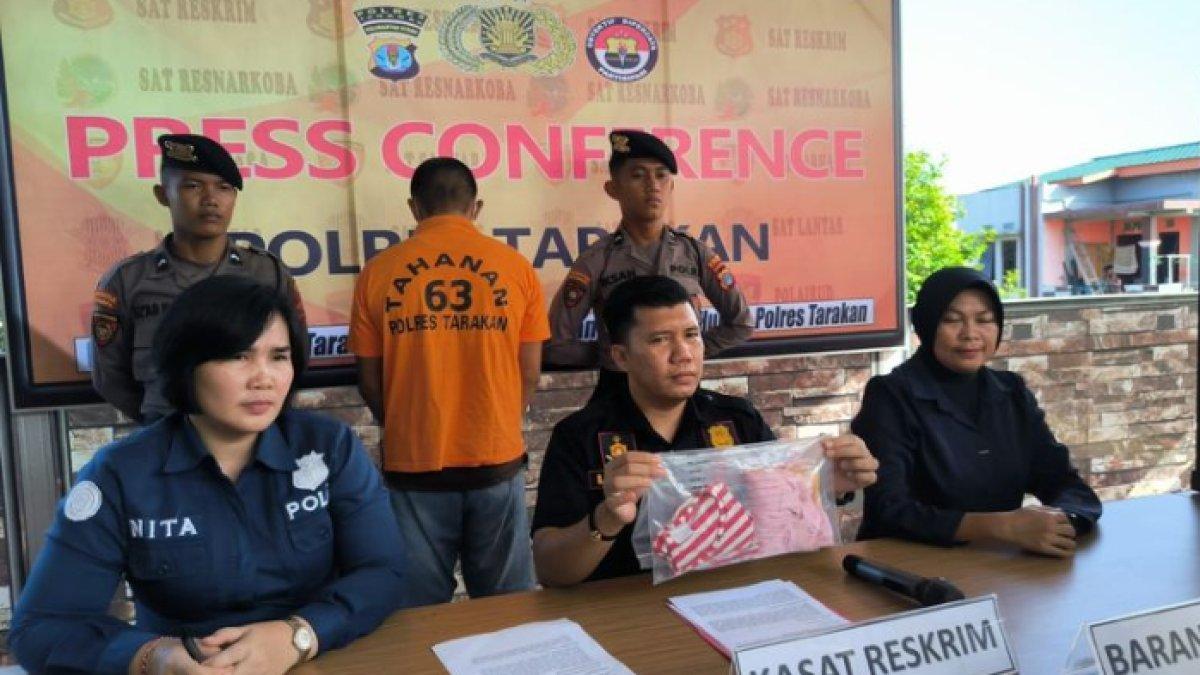 Sosok pria di Tarakan di tangkap polisi lantaran tergabung dalam grup WA pedofil