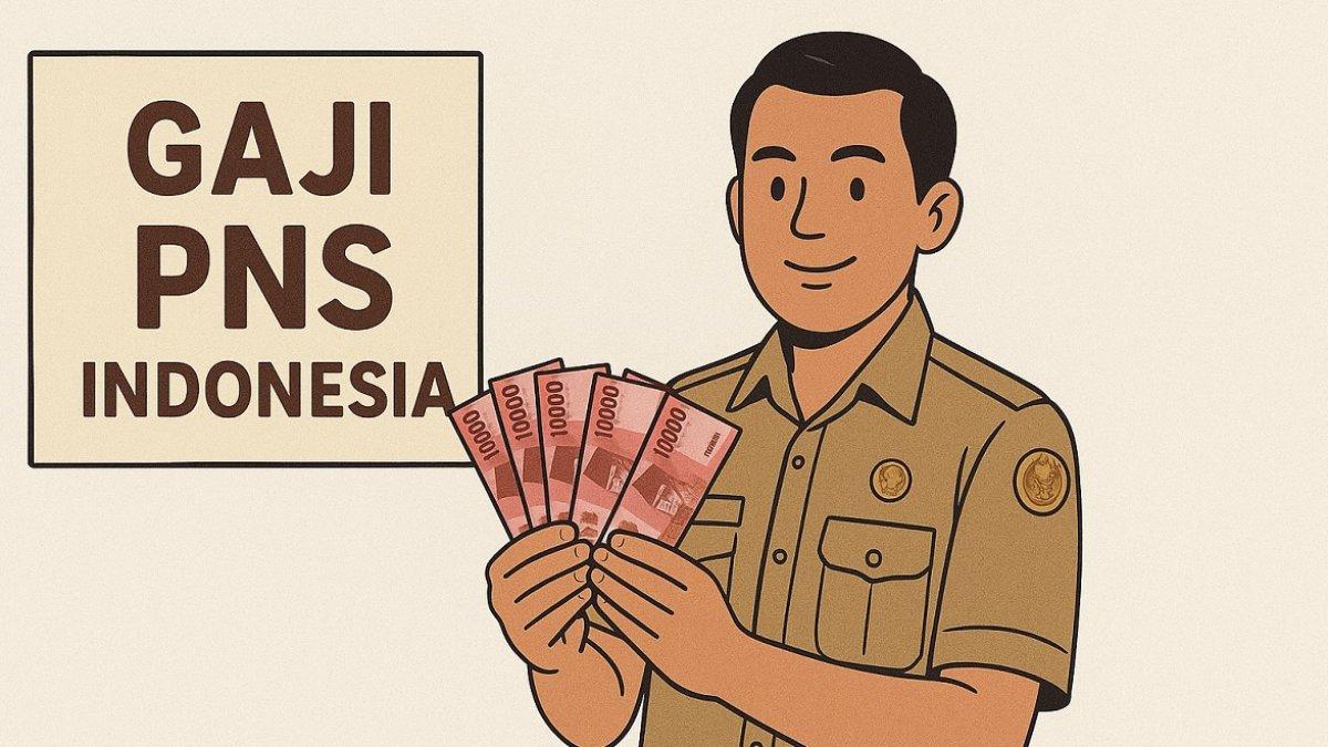GAJI PNS - Ilustrasi gaji PNS dibuat dengan chat GPT. Sri Mulyani setujui aturan pensiunan PNS tidak akan terima 3 tunjangan ini di tahun 2025
