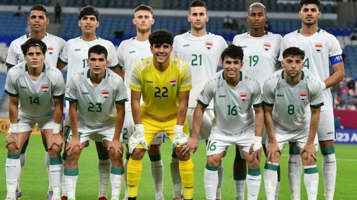 Starting XI Timnas Irak U-23 saat melawan Thailand U-23 di Piala Asia U-23 2024.