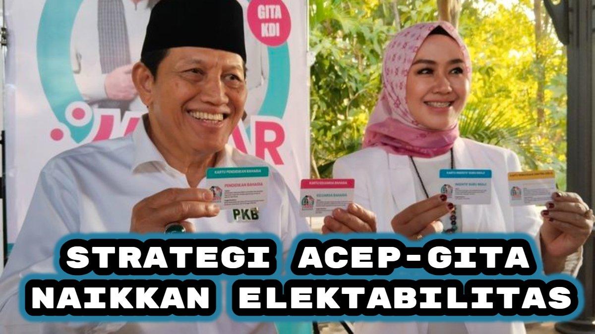 Berikut strategi Acep Adang Ruhiyat-Gitalis Dwi Natarina di Pilkada Jawa Barat (Jabar) 2024.