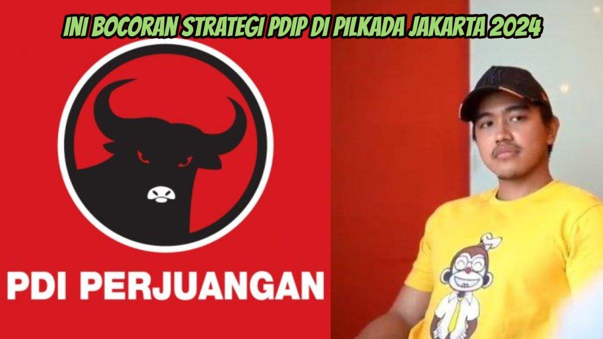 Logo PDIP dan Kaesang Pangarep.