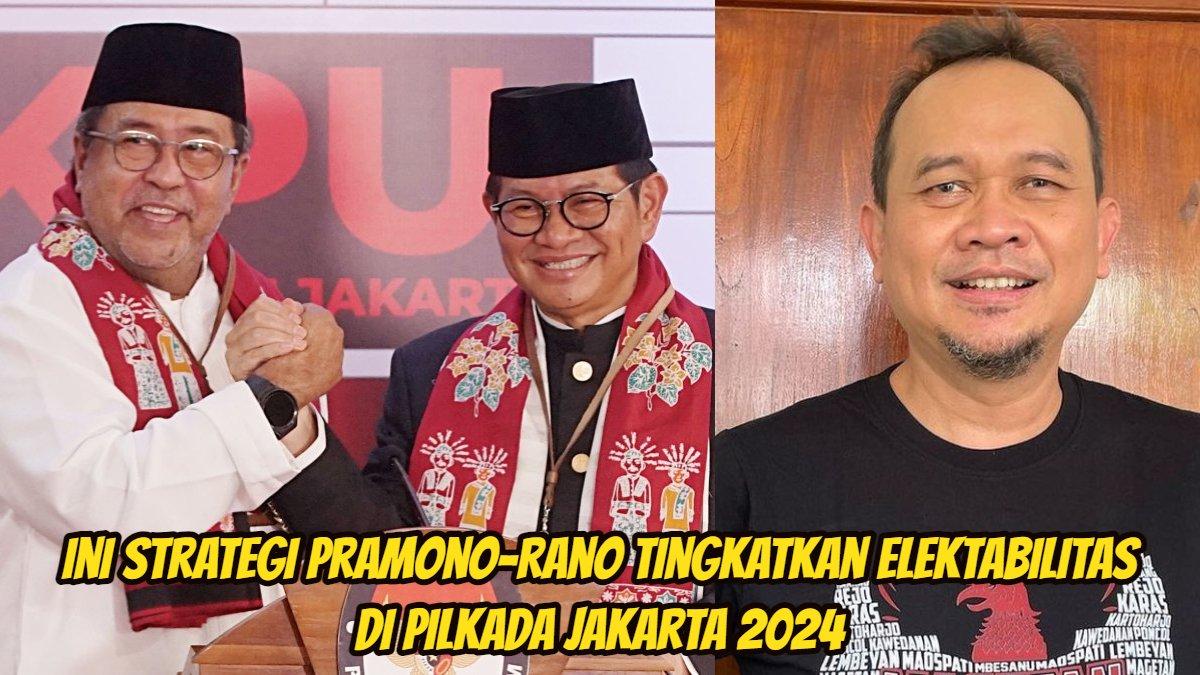 Ini salah satu bagian strategi yang dilakukan pasangan Pramono Anung-Rano Karno di Pilkada Jakarta yakni mengajak rekan artis masuk Tim Sukses (Timses). Beberapa artis itu seperti Cak Lontong, Maudy Koesnaedi hingga Cornelia Agatha.