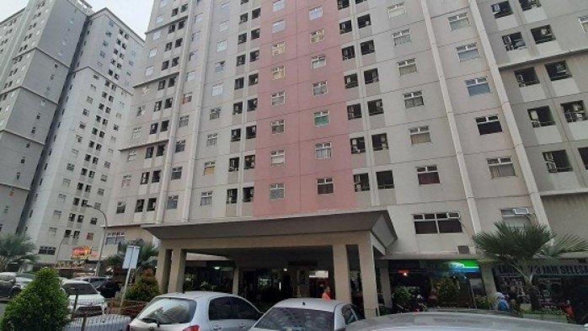 Suasana Tower Jasmine Apartemen Kalibata City yang salah satu liftnya ambruk, Rabu dinihari