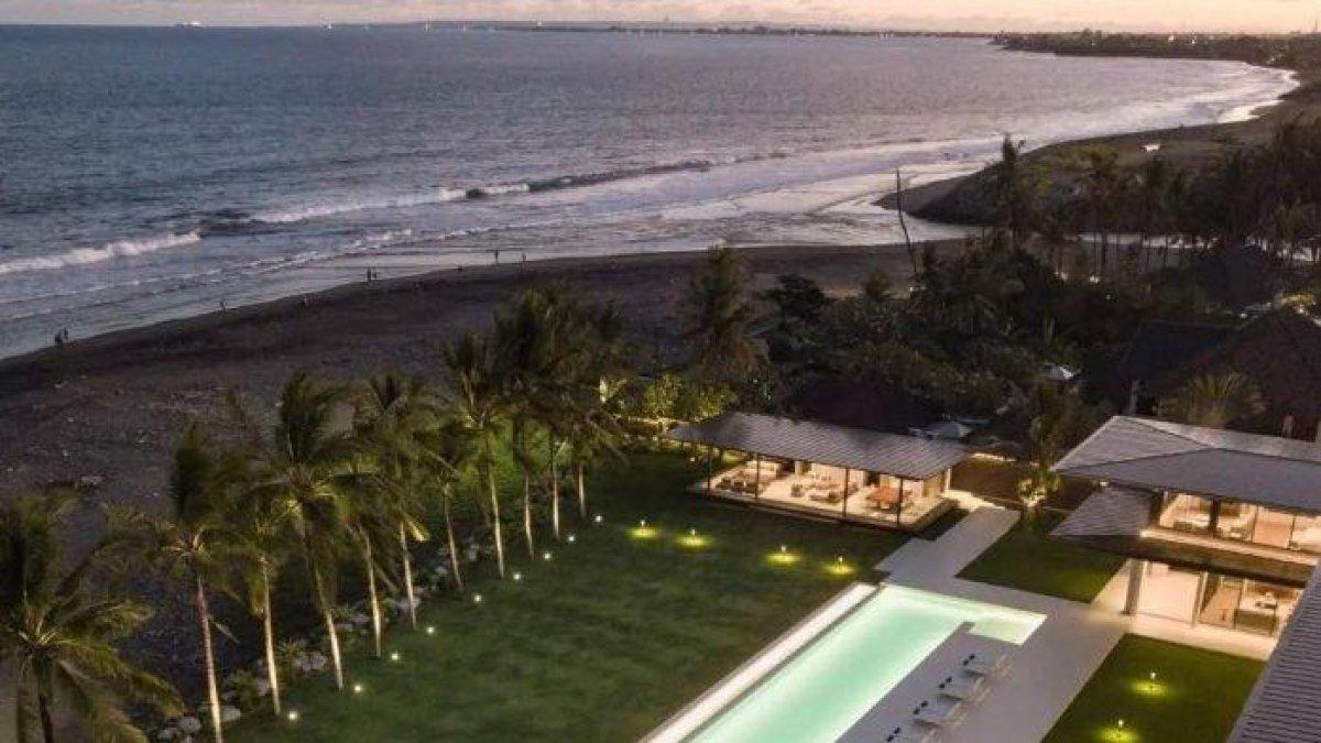 PANTAI SABA - Suasana kawasan Pantai Saba, Gianyar, Bali, belum lama ini. Kawasan pantai tersebut menjadi destinasi wisata baru di Pulau Dewata dengan sejumlah tempat hiburan baru.
