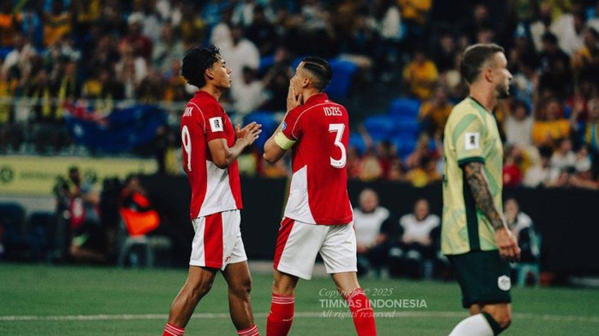 KEKALAHAN TIMNAS - Suasana laga Australia vs Timnas Indonesia dalam matchday ketujuh Kualifikasi Piala Dunia 2026 di Sydney Football Stadium, Kamis (20/3/2025). Timnas Indonesia kalah 5-1.