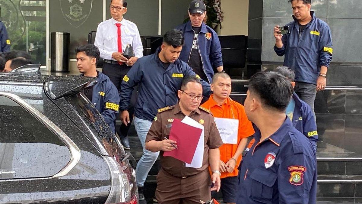 Suasana rekonstruksi kasus kematian anak artis Tamara Tyasmara di Mapolda Metro Jaya, Rabu (28/2/2024).