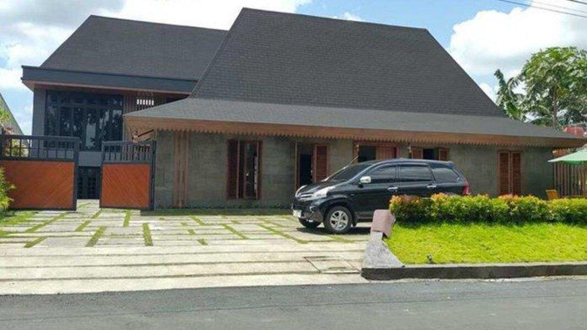 Suasana rumah Ganjar Pranowo di Sleman, DI Yogyakarta, Jumat (29/3/2024)