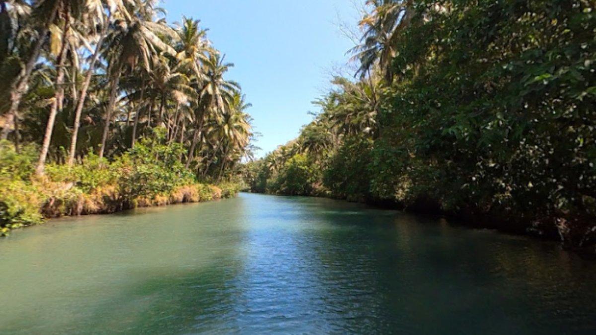 WISATA SERU - Potret Sungai Maron diambil dari Google Street View pada Minggu (20/4/2025). Sungai Maron berada di Dersono, Pringkuku, Kabupaten Pacitan, Jawa Timur. 