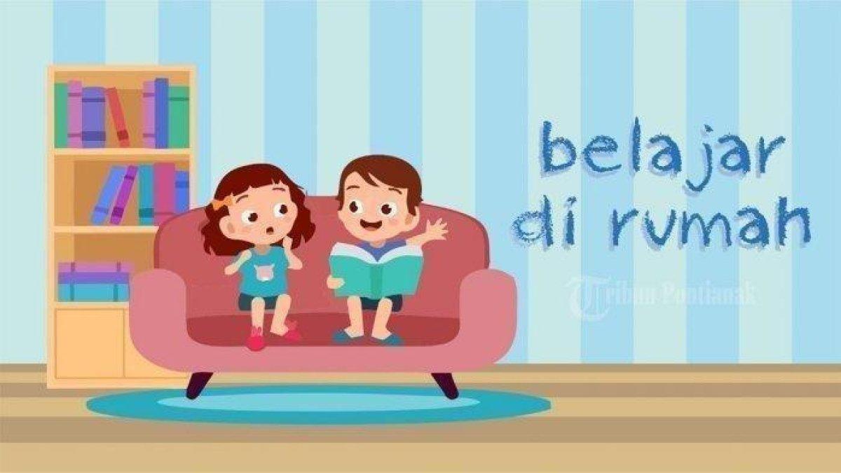 ilustrasi Belajar dari Rumah