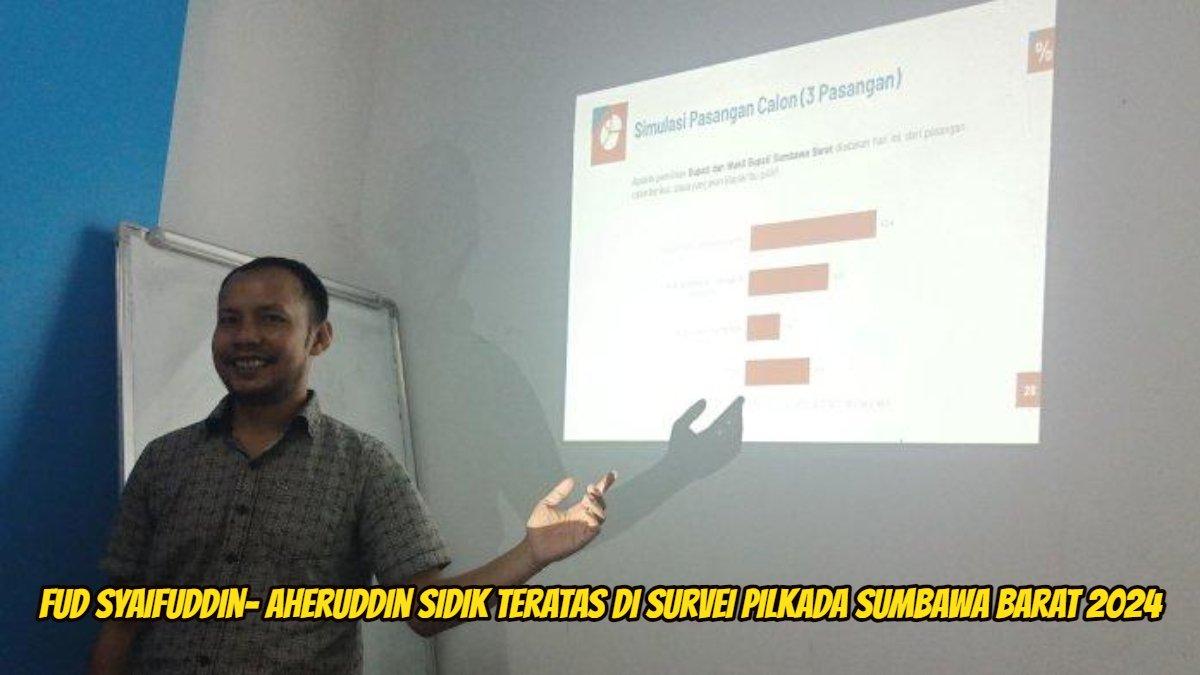 Survei elektabilitas Pilkada Sumbawa Barat 2024, duet Fud Syaifuddin- Aheruddin Sidik teratas