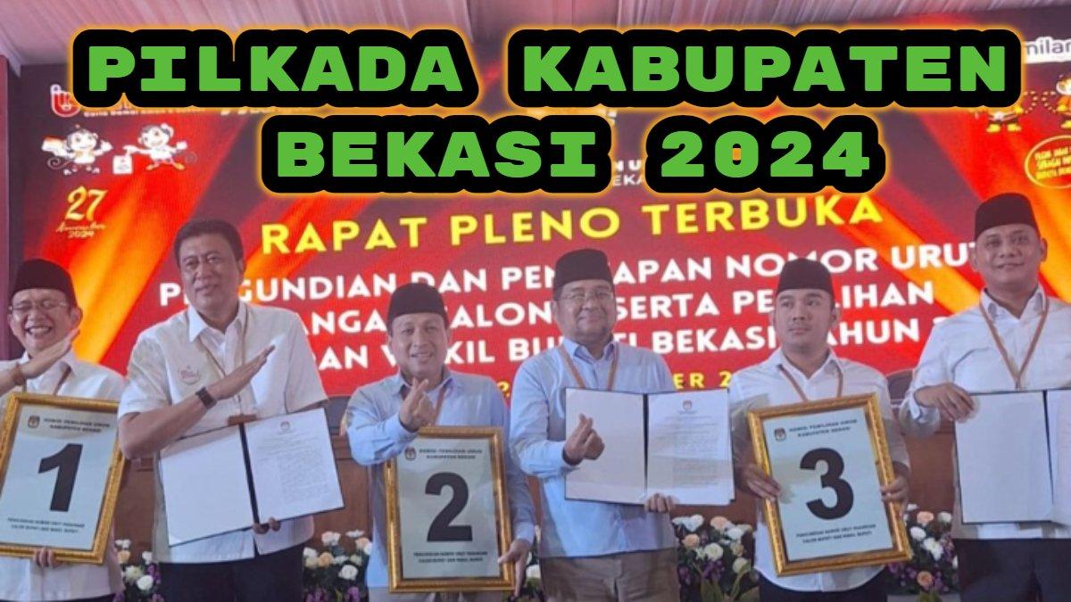 Berikut hasil survei elektabilitas tebaru Pilkada Kabupaten Bekasi 2024, Dani Ramdan vs BN Holik vs Ade Kuswara, siapa terkuat?