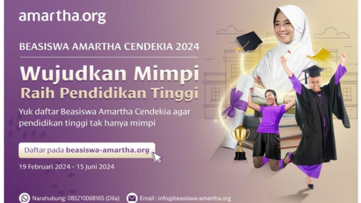 Syarat dan cara daftar beasiswa Amartha Foundation, khusu untuk siswa SMK/SMA kelas 2 dengan tunjangan pendidikan mencapai Rp8 juta