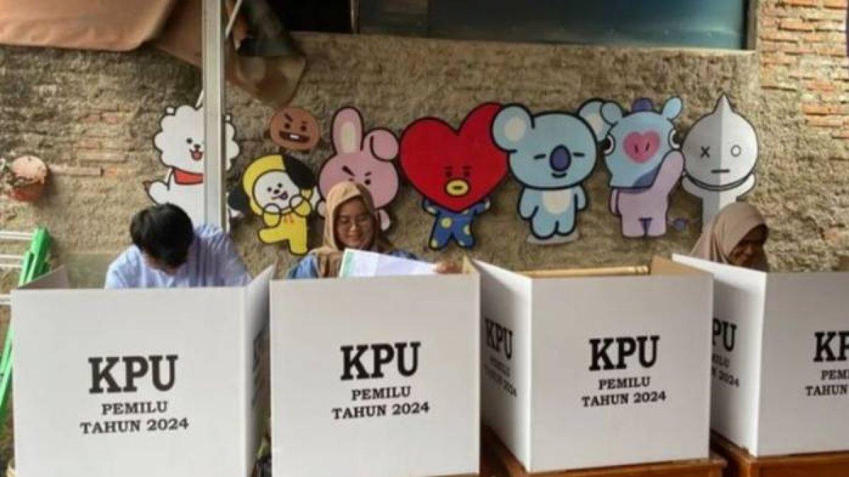 Ilustrasi TPS pemilu unik