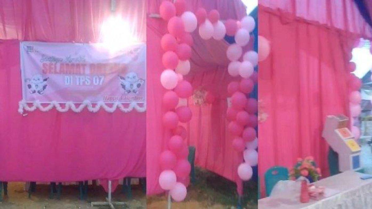 TPS tema Valentine di Kendari